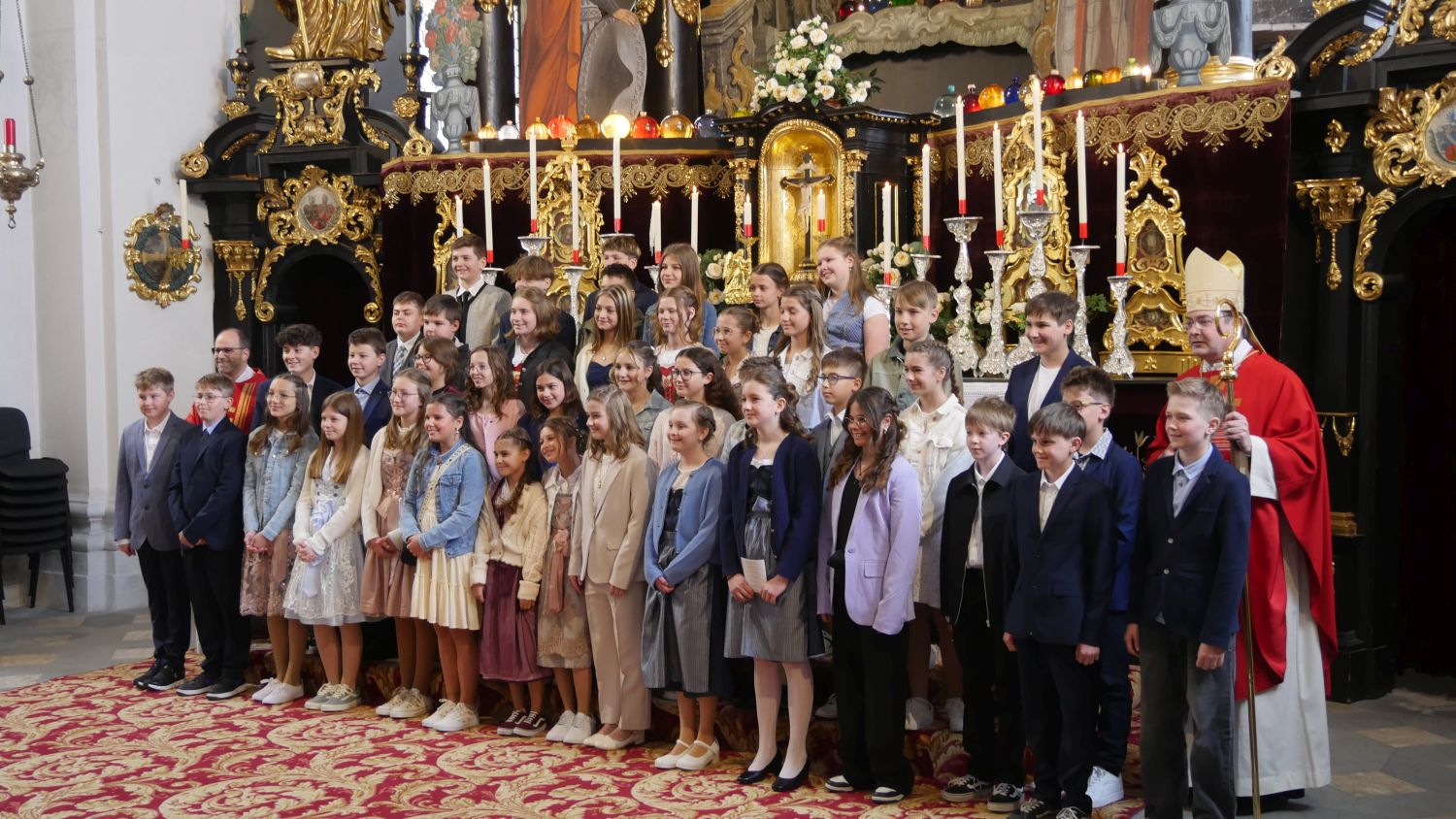 Festliche Firmung in der Basilika Mariathal
